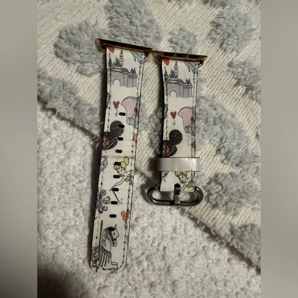Colorful Castle Print Watch Band